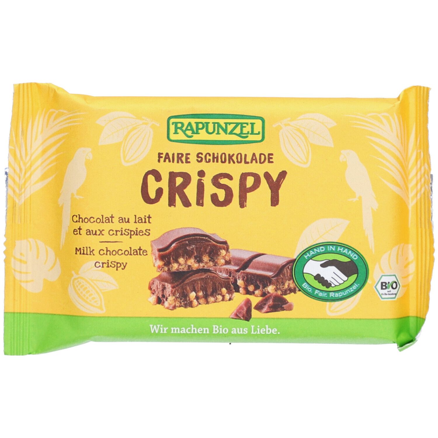 Rapunzel Vollmilch Schokolade Crispy Bio 100 g