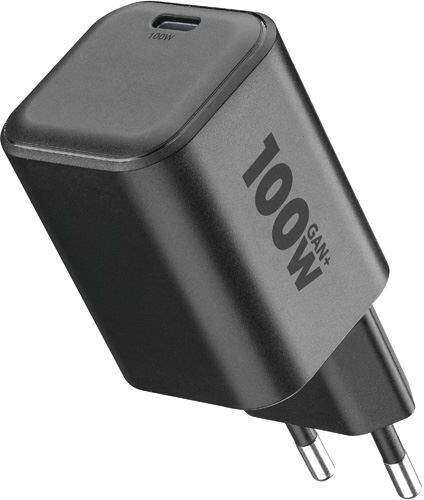 Cellular line Carregador GaN+ USB-C Cellularline Power 100W - Preto