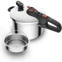 Tefal P2590701 Secure Chrono Snelkookpan 6L, Pfanne + Kochtopf, Schwarz