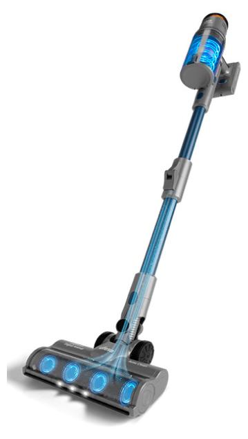 Ufesa U7 Digital Animal, 2-in-1-Stabstaubsauger, Beutellos, Blau, Grau, 0,6 l, Rechteckig, Trocken
