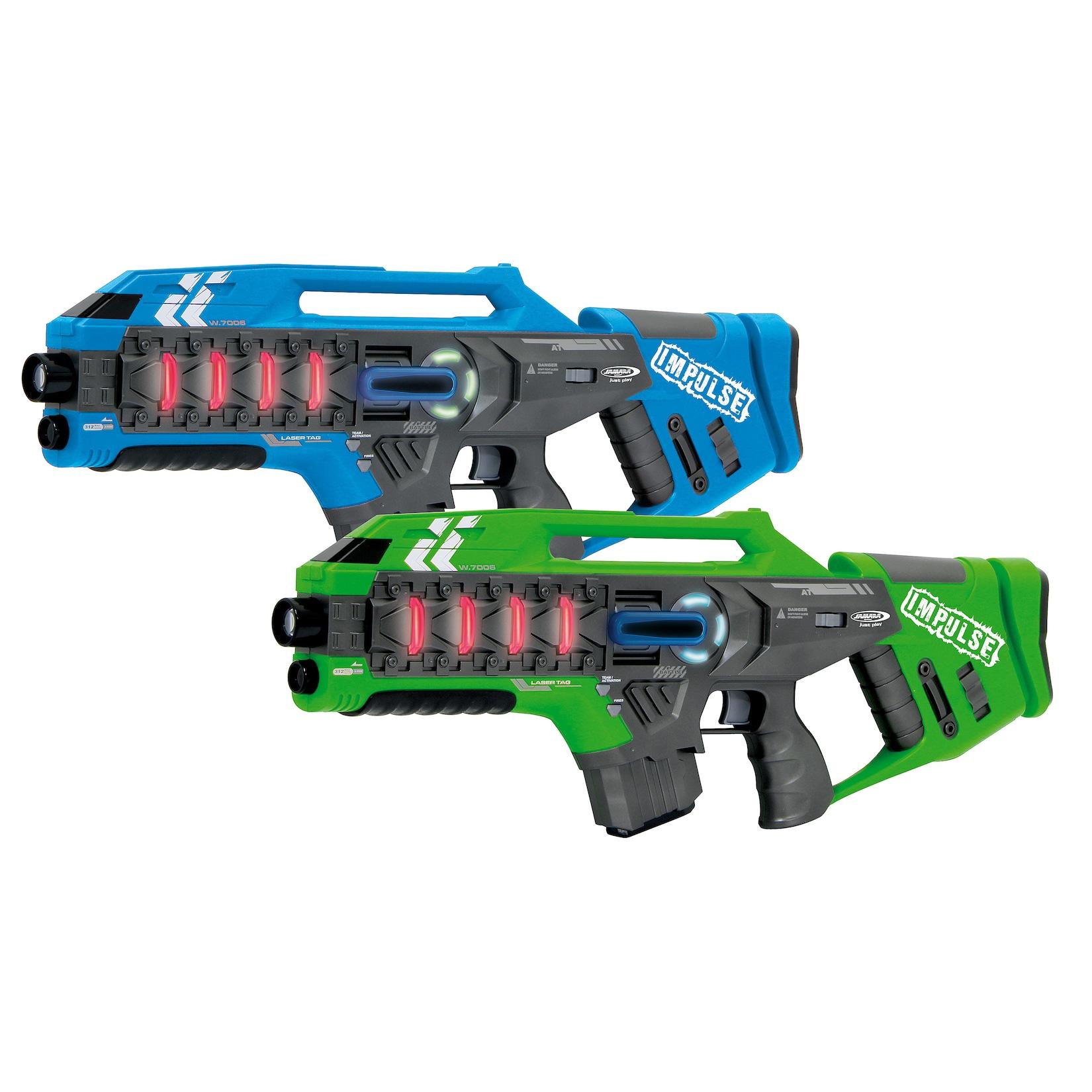 JAMARA Impulse Laser Gun Rifle Set blau/grün