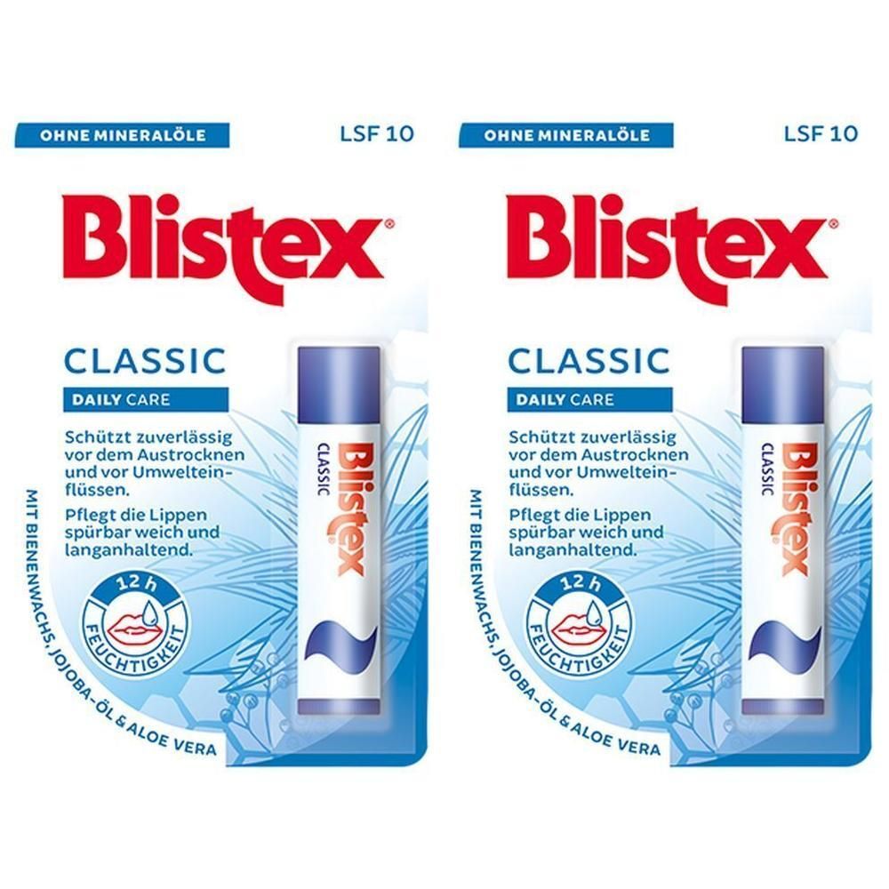 Blistex Classic Pflegestift LSF 10 x2 2x4,25 g Stifte