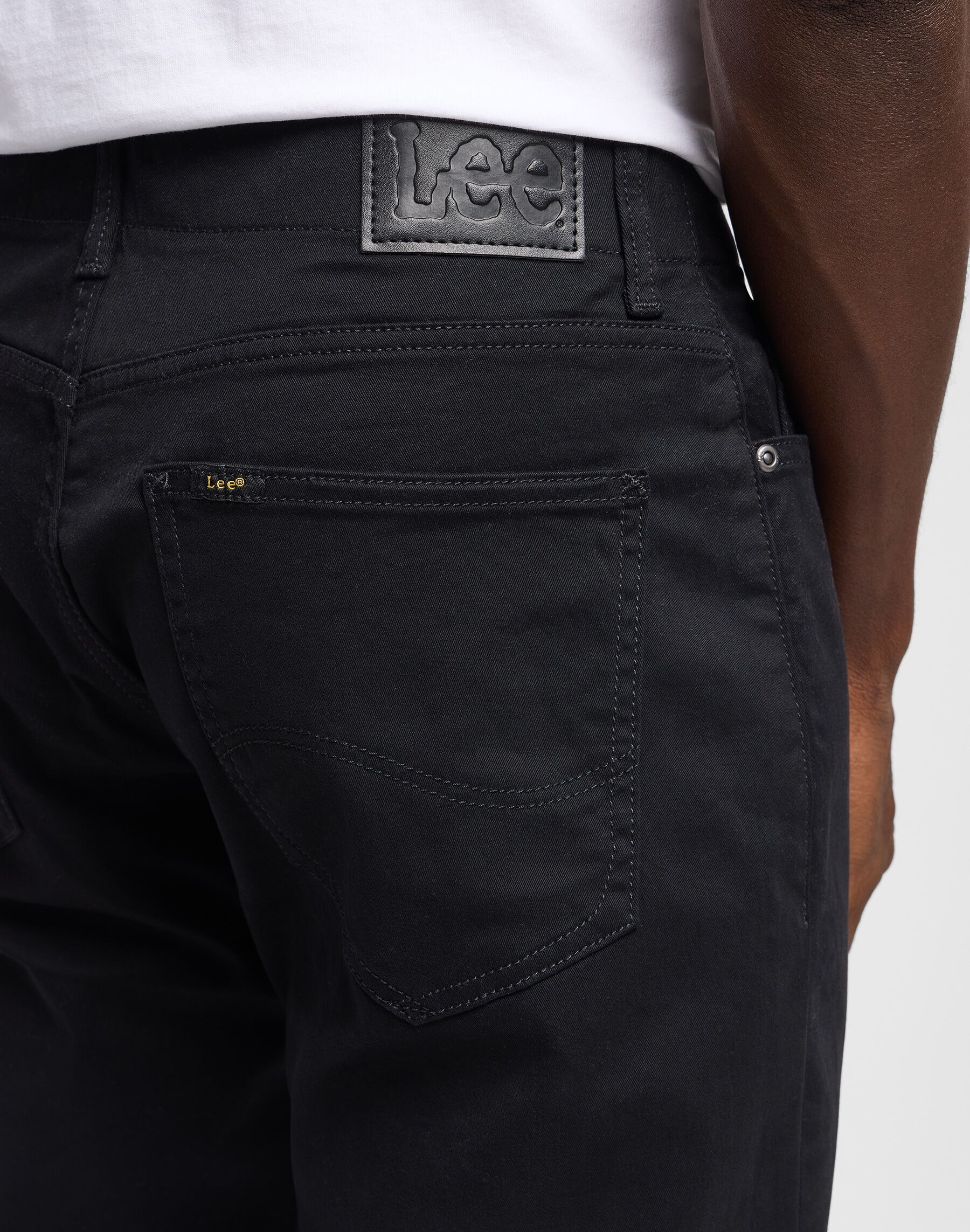5-Pocket-Hose LEE "Extreme Motion", Herren, Gr. 30, Länge 30, schwarz, Web, Obermaterial: 97% Baumwolle, 3% Elasthan, normal lang, Hosen 5-Pocket-Hose, Extreme Motion Stretchware schwarz 30, Länge 30