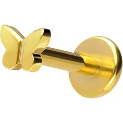 Titan Labret mit Push Fit SCHMETTERLING