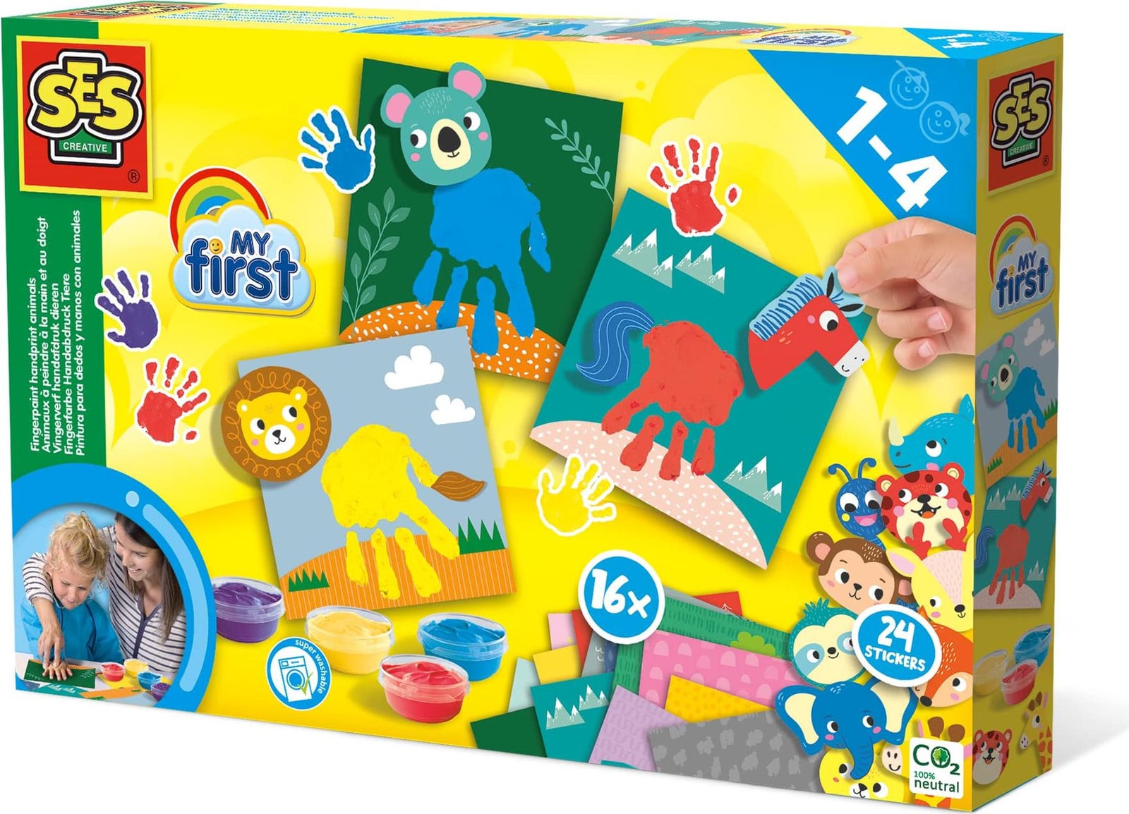 SES Creative Fingerprint Animals Creative Kit