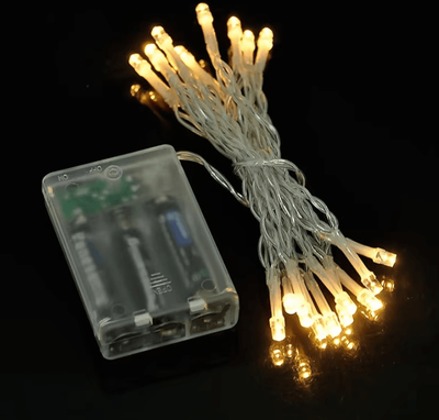 Inspire Curations 3M 6M 10M Battery Operated LED Fairy String Lights warm White 6m 40led