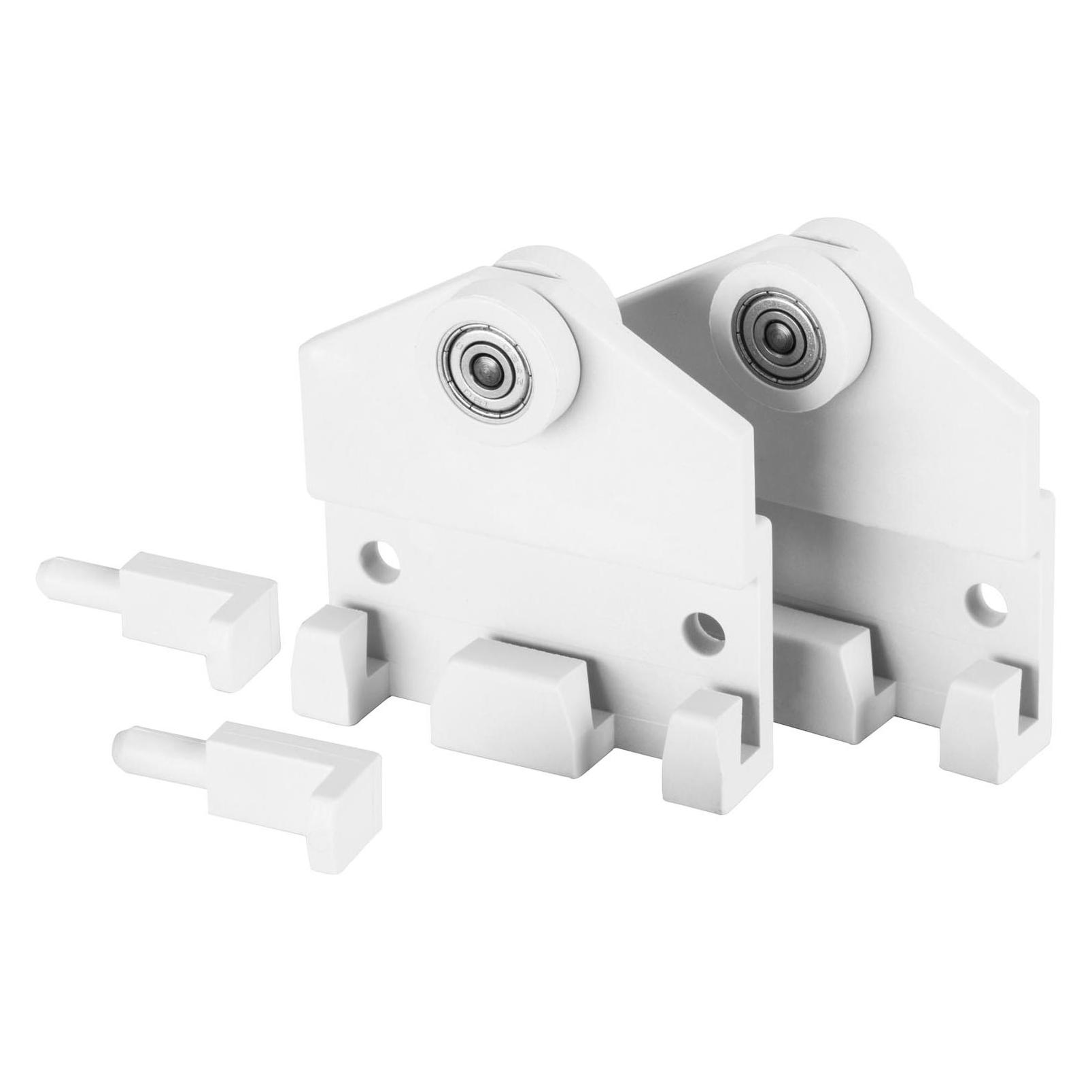 Magnetoplan Rollhakenpaar für Tafelaufhängung Wandschiene (Stativschlitten) (1111530R)