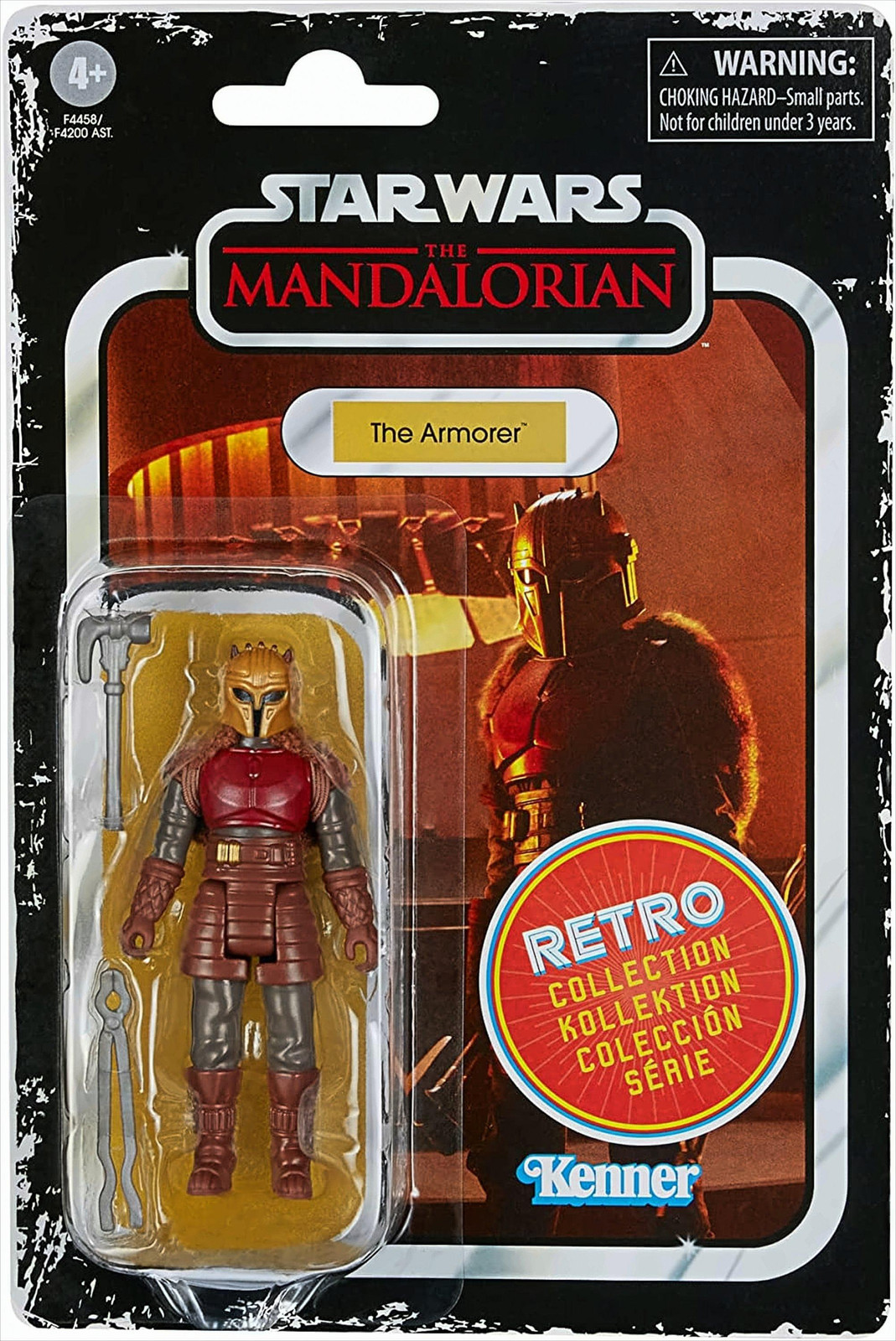 Hasbro Star Wars The Mandalorian Retro Collectie Actiefiguur The Armorer 10 cm