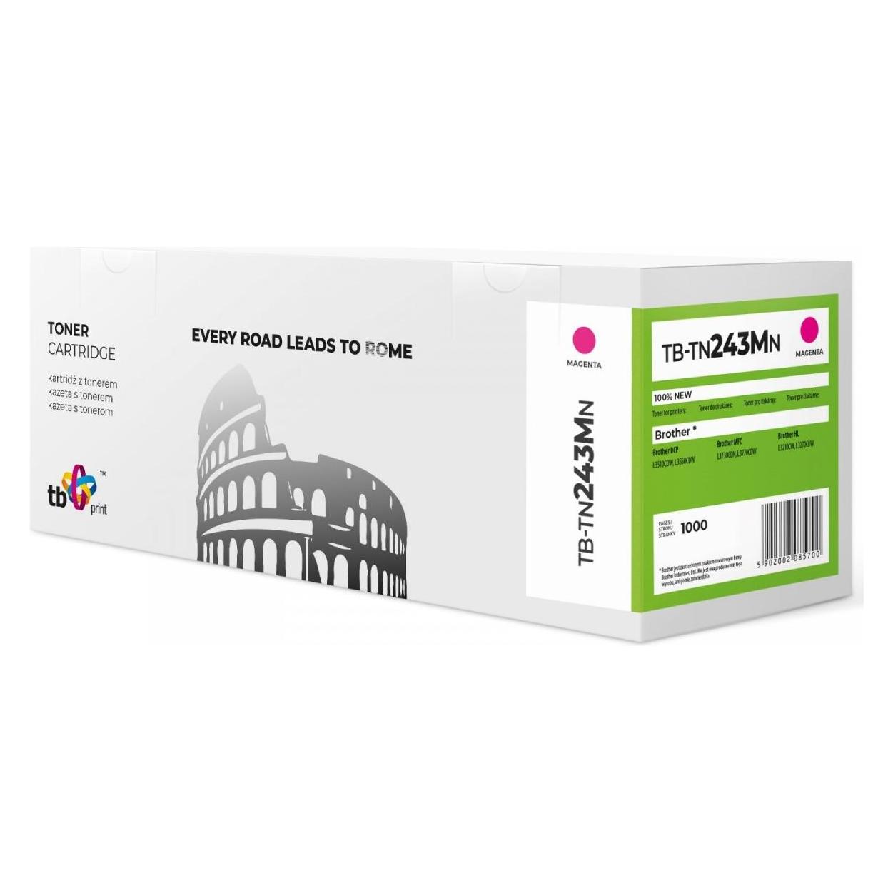 Print Toner TB Magenta Zamiennik TN-243 (TB-TN243MN) (M) (TB-TN243MN)