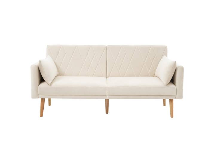 Oxeza Schlafsofa 183/75/82 cm Beige mit Schlaffunktion, Mode, Rechteckig, 180x82x75 cm, Babymöbel & Kindermöbel, Kinderzimmer & Jugendzimmer, Schlafsofas