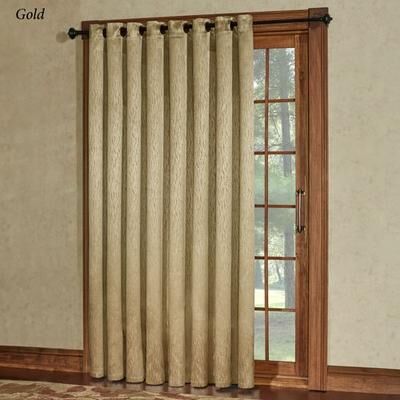 Touch of Class Essential Blackout Grommet Patio Panel, 112 x 96, Gold