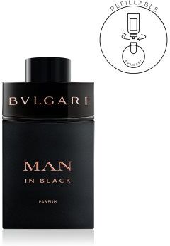 Bvlgari Man In Black Parfum perfume recarregável para homens 60 ml. Man In Black Parfum