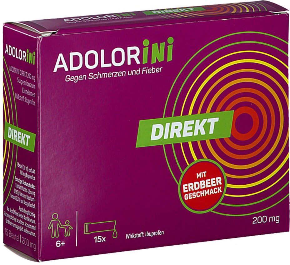 ADOLORINI DIREKT 200 mg Suspension 15stk