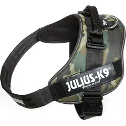 Julius-K9 K9 Idc Powergeschirr Gr 4 Camo (3XL, XL, Hund, Hundesport, Spazieren), Halsband + Leine