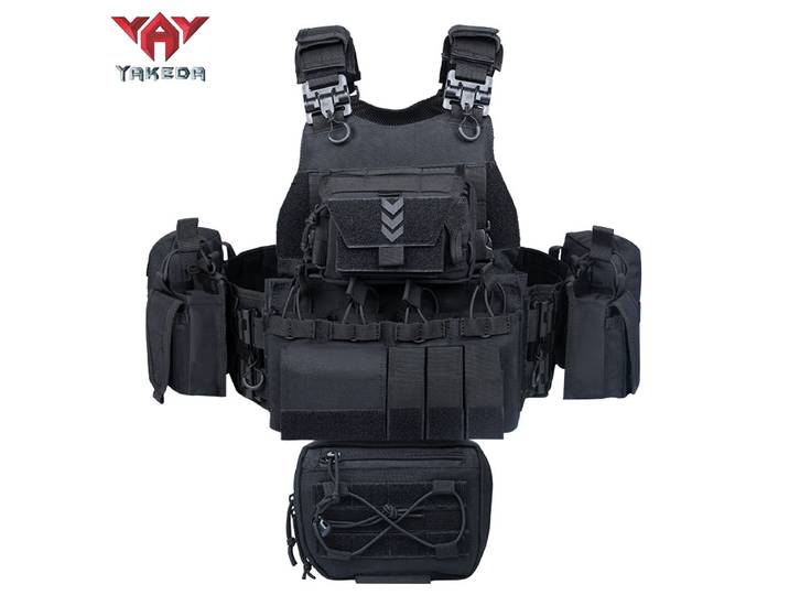 Gilet tactique YAKEDA 8833 - Gilet tactique de chasse - Tactique de plein air - Gilet à couverture complète
