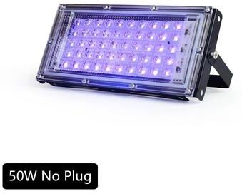Uplifted Finds LED UV Floodlight 395nm 400nm Waterproof Ultraviolet Stage Lamp 50 W No Plug