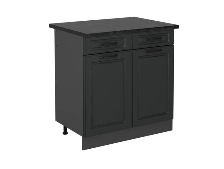 Meuble cuisine R-Line 80cm PT Anthracite Anthracite campagne/Anthracite Vicco 54076