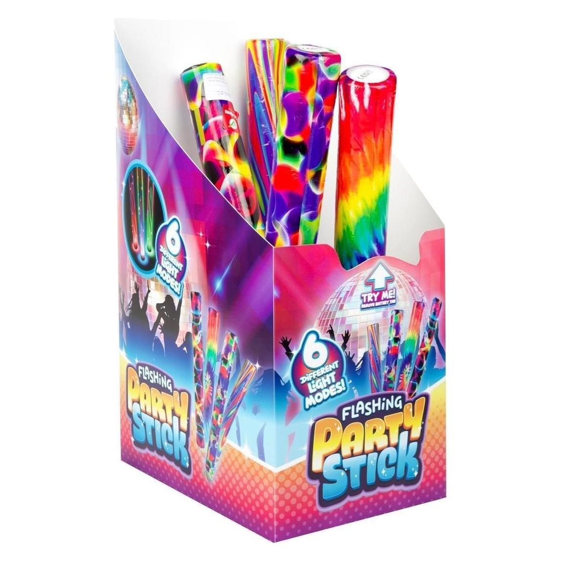 Toi-Toys FUN Party Light Stick Tube Colorfull with light 4 assorted 39x4x4cm (4 Stk.) (70242350)