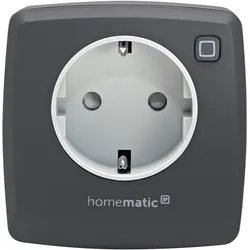 Homematic IP Schalt-Mess-Steckdose anthrazit HmIP-PSM-2-A