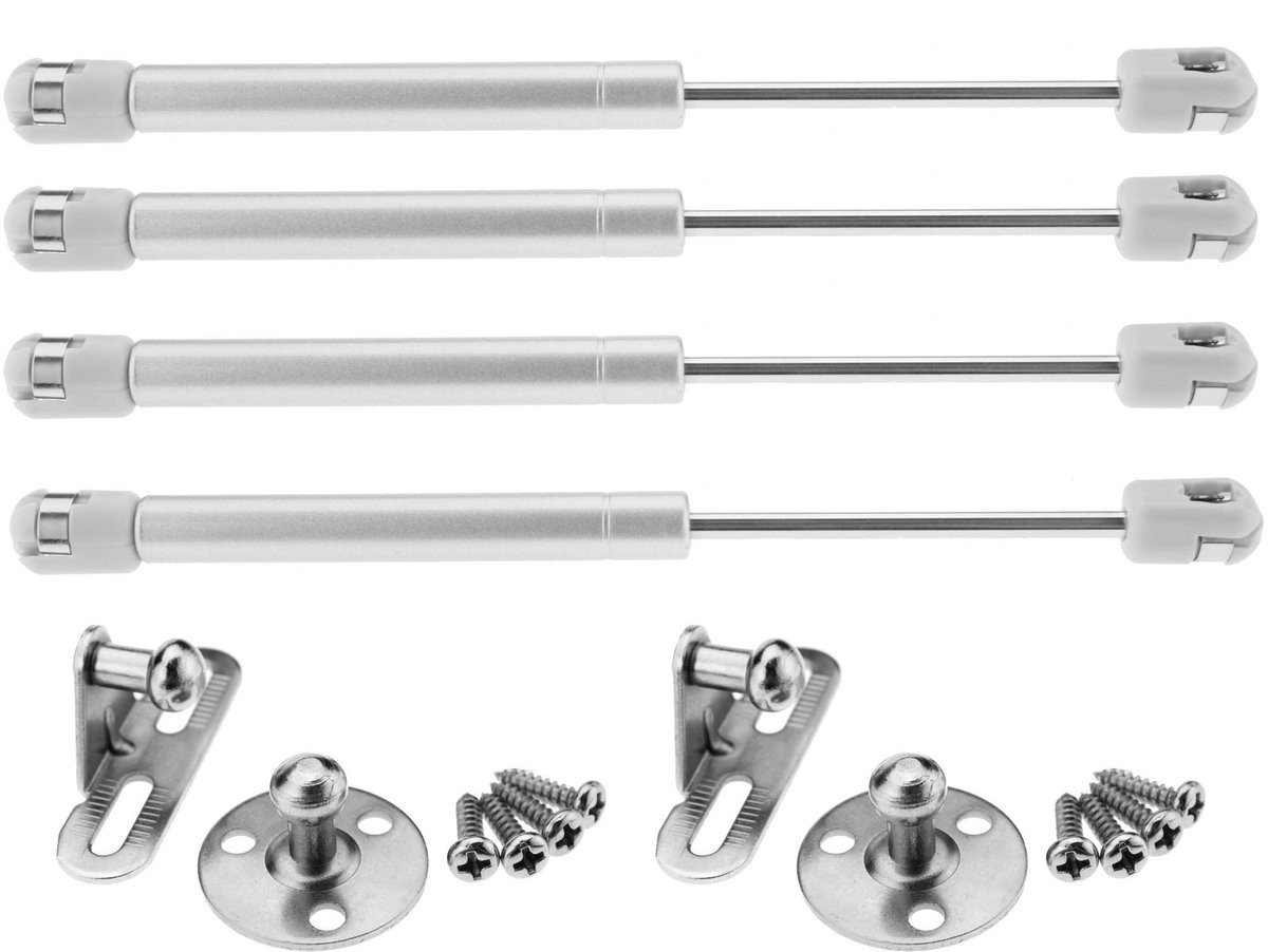 Dailygoods Gasveer 50N - Gasdrukveer voor Keukenkastjes inclusief fittingen