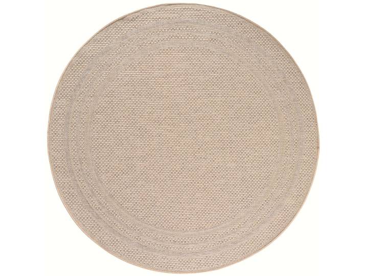 Tapis extérieur rond beige 200cm