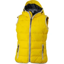 James & Nicholson Damen Bodywarmer 'Maritim' JN1075 sun yellow/white L