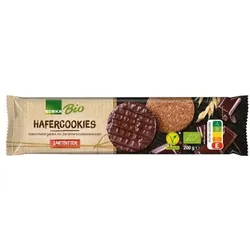 EDEKA Haferkekse BIO »Hafercookie - zartbitter« 200 g braun