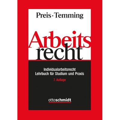 Arbeitsrecht - Individualarbeitsrecht, Taschenbuch von Thomas Dieterich,Felipe Temming, Verlag Dr. Otto Schmidt KG, 978-3-504-42024-6