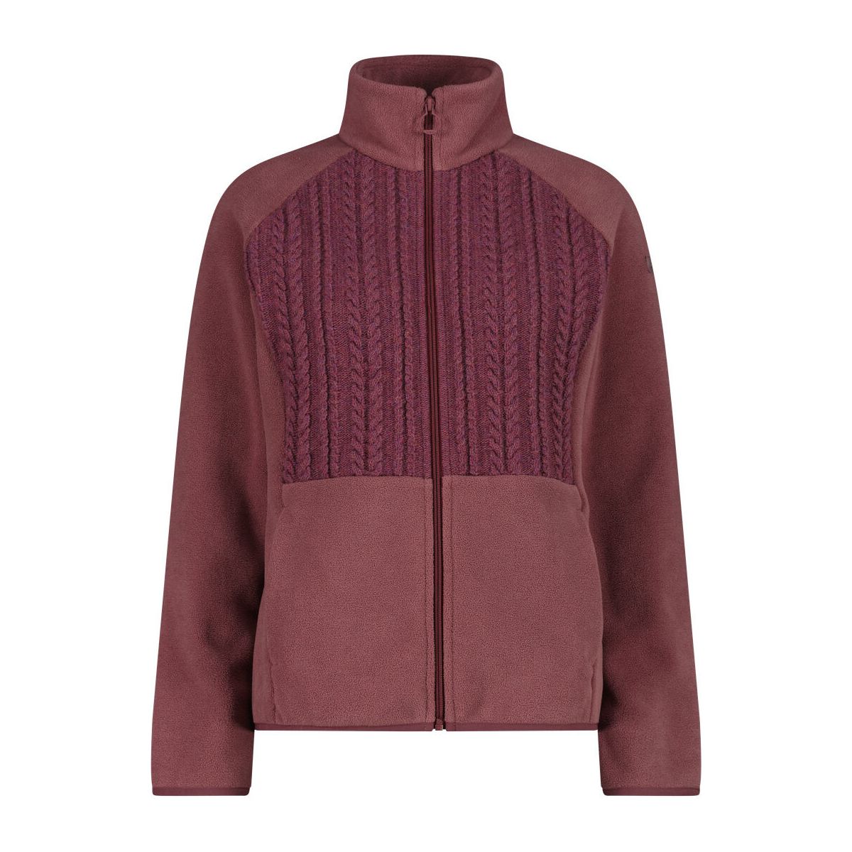 CMP Woman Wool Wool Fleece Fleece Jacket malva (H846) 44 36J3266-H846-44