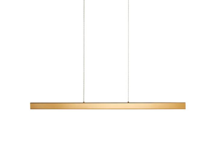 Beliani Led-Hängeleuchte Gold Arenas, Goldfarben, Metall, LED integrated, 100x118x6 cm, Lampen & Leuchten, Innenbeleuchtung, Hängeleuchten, Pendelleuchten