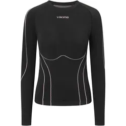 Viking, Damen, Funktionsshirt, Etna 2.0 Damen-Set Bambus-Unterwäsche (XL), Schwarz, Violett