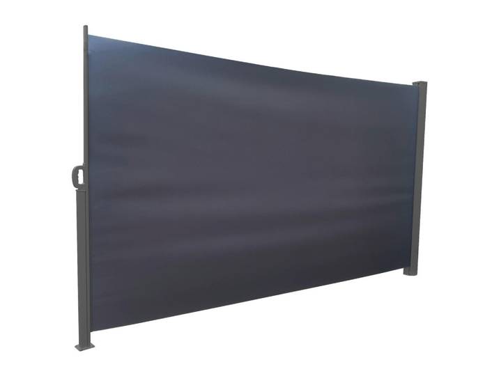 P & B Sichtschutz, Dunkelgrau, Metall, 300x160 cm, Sonnenschutz, Sichtschutz
