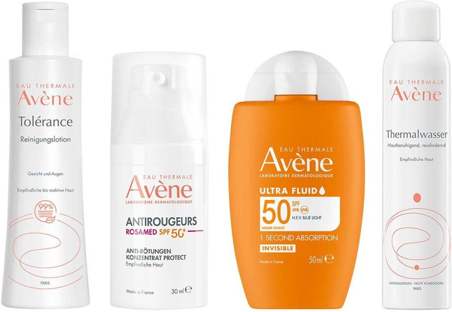 Avene Avène Set: Sanfte Reinigung, Pflege & hoher Sonnenschutz