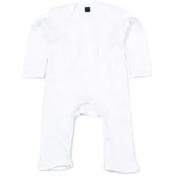 Babybugz Kinder Baby Strampler Baby-Strampler BZ13 white 6-12 Monate