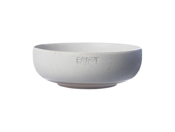 ERNST Bol Ernst Fond blanc-naturel, Ø14 cm