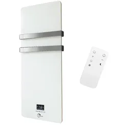 Elektrischer Glas-Wandhandtuchtrockner Omiros Sannover 850 W Weiß
