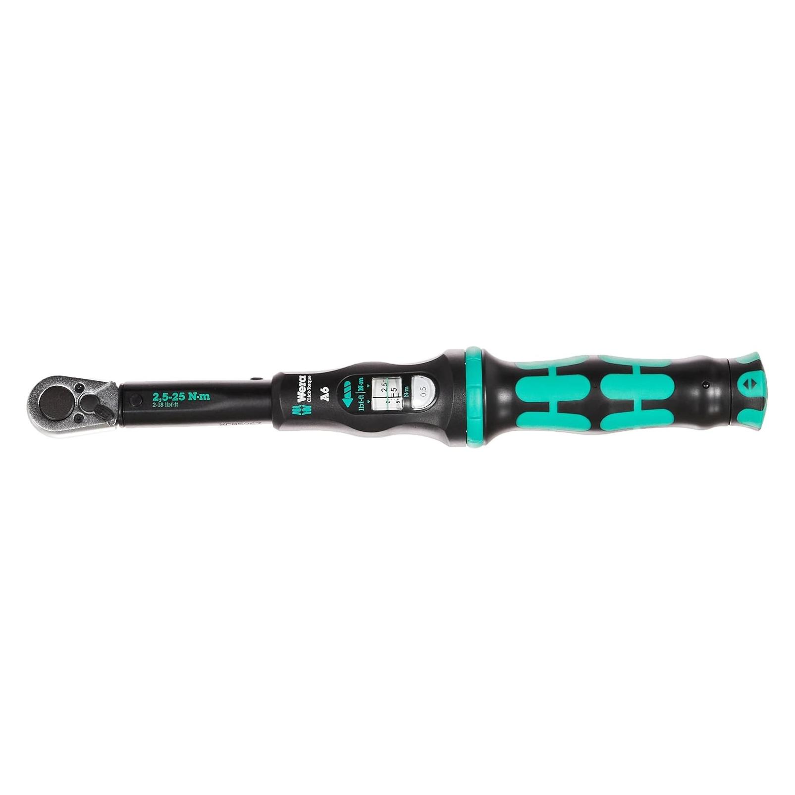 Wera Click-Torque A 6 Set 1 (1/4", 2.50 - 25 Nm) (05130110001)