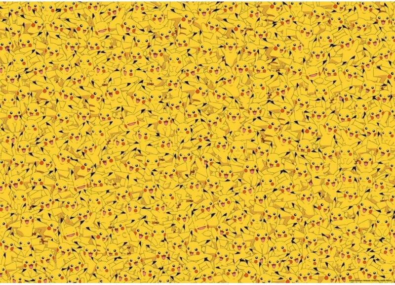 Ravensburger Puzzle 1000 pièces - Pikachu / Pokémon (Challenge Puzzle)