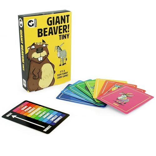 Ginger Fox Giant Beaver Tiny! Party Card Game voor volwassenen
