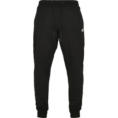 Stoffhose STARTER BLACK LABEL "Starter Black Label Herren Starter Essential Sweatpants", Herren, Gr. S, US-Größen, schwarz, 65% Baumwolle, 35% Polyester, unifarben, loose fit, Hosen Stoffhose