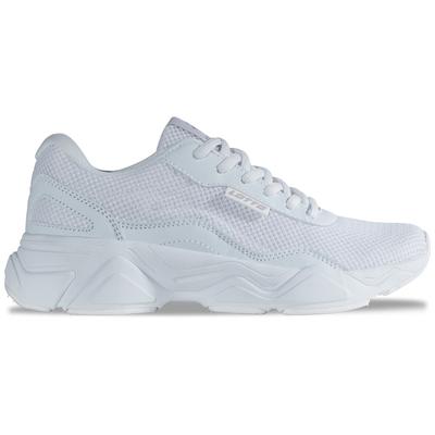 Sneaker LOTTO, Herren, Gr. 43, weiß, Kunstfaser, Synthetik, unifarben, Schuhe Sneaker, - mit bequem gepolsterter Schaftkante