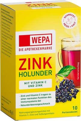 WEPA Apothekenbedarf GmbH & Co KG WEPA Zink Holunder+Vit.C+Zink Pulver 10X10 g 18336982