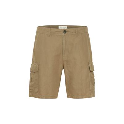 Shorts CASUAL FRIDAY "Shorts CFSimon", Herren, Gr. M, N-Gr, grün (mermaid), Obermaterial: 53% Leinen LI. 47% Baumwolle CO., Hosen Shorts