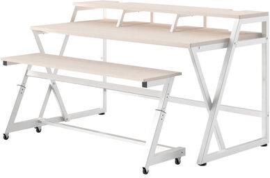 Wavebone Headquarter Woodgrain Desk Holzmaserung hell
