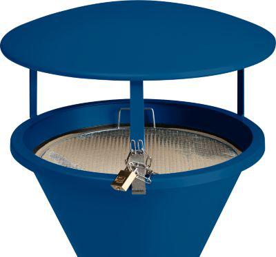 Dach für Standascher, enzianblau