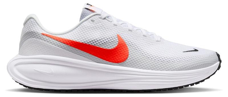 Nike Revolution 8 White Pure Platinum Black Bright Crimson - EU 45.5