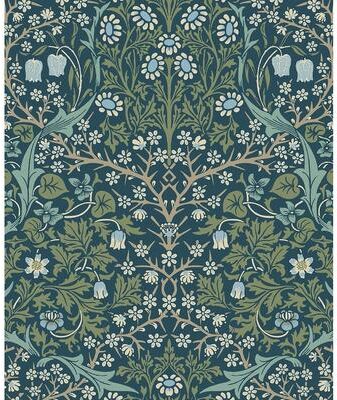 NextWall Victorian Garden Floral Peel and Stick Wallpaper