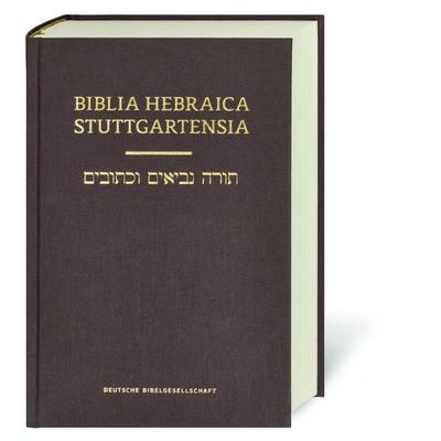 Biblia Hebraica Stuttgartensia, Gebundene Ausgabe von Karl Elliger,Rudolf Kittel,Wilhelm Rudolph, Deutsche Bibelgesellschaft, 978-3-438-05218-6