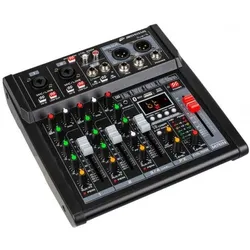 JB Systems LIVE-4 (Studio- und Livemixer), Mischpult, Schwarz
