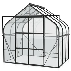 Vitavia Aktionsangebot (inkl. 100 Euro Zubehör): Gewächshaus "Diana 5000",schwarz,5,0 m2